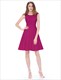 Ärmelloses knieumspielendes A-Linien-Homecoming-Kleid aus Chiffon