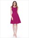 Ärmelloses knieumspielendes A-Linien-Homecoming-Kleid aus Chiffon
