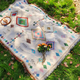 bohemian Cotton Gauze Tassel Throw Picnic Blanket