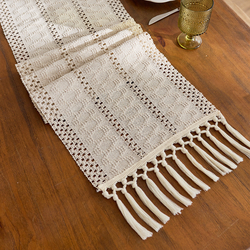 Three-Row Hollow - Beige