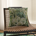 bohemian Cotton Linen Throw Pillow Cover Monet Garden Jacquard