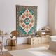 vintage Geometric Cotton Yarn Wall Hanging Tapestry