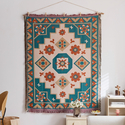vintage Geometric Cotton Yarn Wall Hanging Tapestry