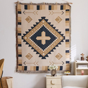 vintage Geometric Cotton Yarn Wall Hanging Tapestry