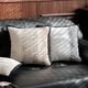 chenille Striped Throw Pillow French Light Luxury Cushion