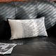 chenille Striped Throw Pillow French Light Luxury Cushion