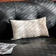 chenille Striped Throw Pillow French Light Luxury Cushion
