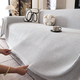 waffle Cotton Sofa Cover With Tassels Full Wrap