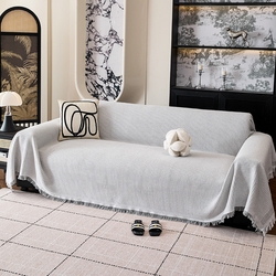 Premium Cotton Waffle - Cloud Gray