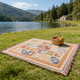 bohemian Sun Totem Outdoor Camping Picnic Blanket
