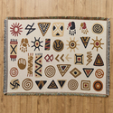 bohemian Sun Totem Outdoor Camping Picnic Blanket