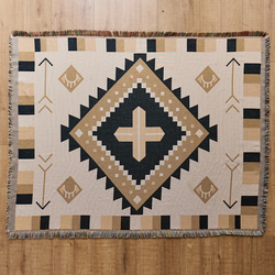 Ethnic Style Geometric Diamond Array