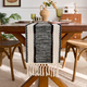 sage Green Cotton Table Runner With Tassels