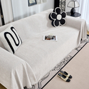 herringbone Chenille Full Coverage Sofa Cover