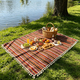 ins Style Tassel Picnic Mat Outdoor Camping Blanket Portable Folding
