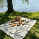 ins Style Tassel Picnic Mat Outdoor Camping Blanket Portable Folding