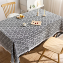 cotton Yarn Tassel Tablecloth French Style Light Luxury Table Cover