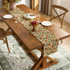 vintage Rustic Jacquard Table Runner For Dining
