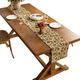 vintage Rustic Jacquard Table Runner For Dining
