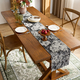 vintage Rustic Jacquard Table Runner For Dining