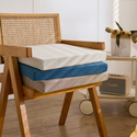 linen Style High-Density Sponge Seat Booster Cushion