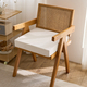 linen Style High-Density Sponge Seat Booster Cushion