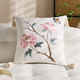 chinese Style Embroidered Throw Pillow Cover With Tassels
