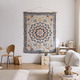 geometric Floral Tapestry Wall Hanging For Living Room Bedroom Decor