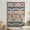 geometric Floral Tapestry Wall Hanging For Living Room Bedroom Decor