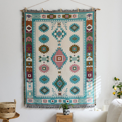 Ethnic Blue Geometric