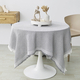 french Cotton Linen Tassel Tablecloth Round Cover