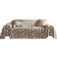chenille Full Wrap Sofa Slipcover One-Piece All-Season Universal Sofa Pad