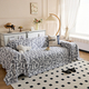 chenille Full Wrap Sofa Slipcover One-Piece All-Season Universal Sofa Pad