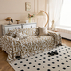chenille Full Wrap Sofa Slipcover One-Piece All-Season Universal Sofa Pad