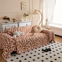 chenille Full Wrap Sofa Slipcover One-Piece All-Season Universal Sofa Pad