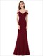 Langes bodenlanges A-Linien-Prom-Kleid aus Chiffon mit Trägern