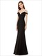 Langes bodenlanges A-Linien-Prom-Kleid aus Chiffon mit Trägern