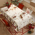 nordic Style Christmas Waterproof Tablecloth Rectangular