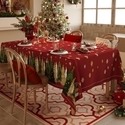 nordic Style Christmas Waterproof Tablecloth Rectangular