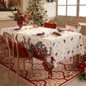 nordic Style Christmas Waterproof Tablecloth Rectangular