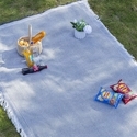 linen Picnic Mat Outdoor Camping Blanket Tablecloth