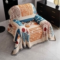 space Capsule Cheers Sofa Cover Slip-Resistant Single Sofa Blanket Towel
