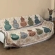 french Romantic Sofa Throw Cover 90X80cm Decorative Slipcover