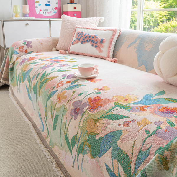 chenille One-Piece Sofa Cover Non-Slip All-Season Protector