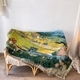 vincent Van Gogh Harvest Knitted Throw Blanket Tapestry