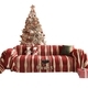 thickened Fleece Sofa Cover Vintage Slipcover