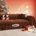thickened Fleece Sofa Cover Vintage Slipcover