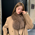 double-Sided Real Fox Fur Neck Warmer For Women