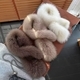 double-Sided Real Fox Fur Neck Warmer For Women
