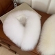 brown Real Fox Fur Neck Warmer Winter Scarf